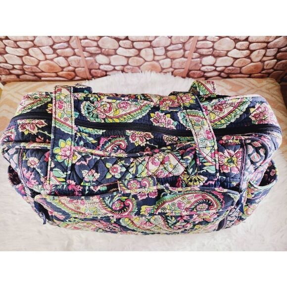 Vera Bradley Petal Paisley Shoulder Bag #A66 - Picture 6 of 8